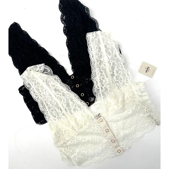 Free People Other - Free People Heartbreaker Lace Brami Set